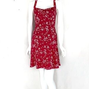 NWOT-ANN Taylor Loft CrissCross Strap Floral Dress